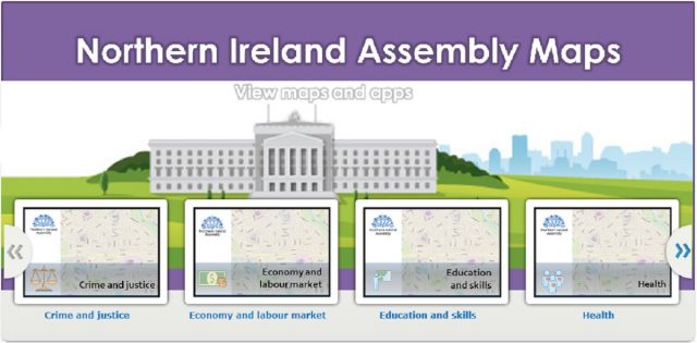 Figure 3: Homepage of map gallery available to Members via the Assembly’s intranet, AssIST