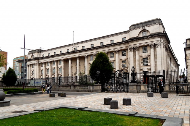 Royal Courts of Justice, Belfast, incorporating the High Court (Image: Suzanne Mischyshyn, Creative Commons)