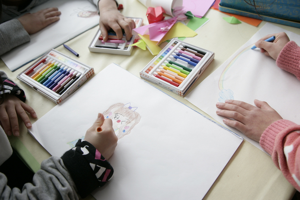 Art therapy (image Save the Children under Creative Commons)