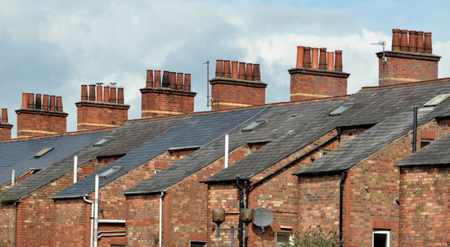 Edwardian chimneys in Belfast