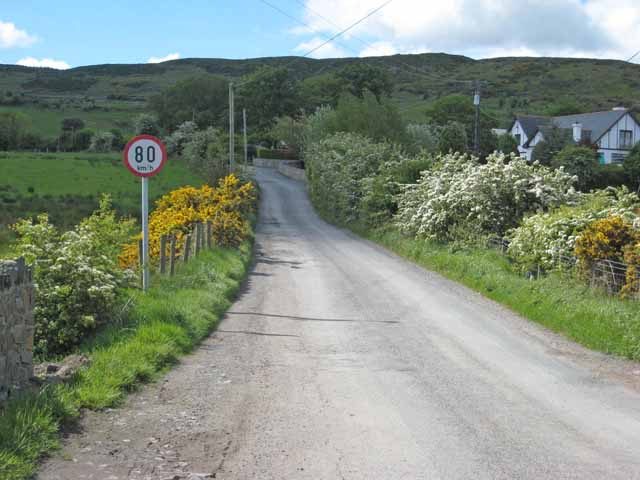 The border on Killeen School Road, near Newry (Image: Oliver Dixon, under Creative Commons)