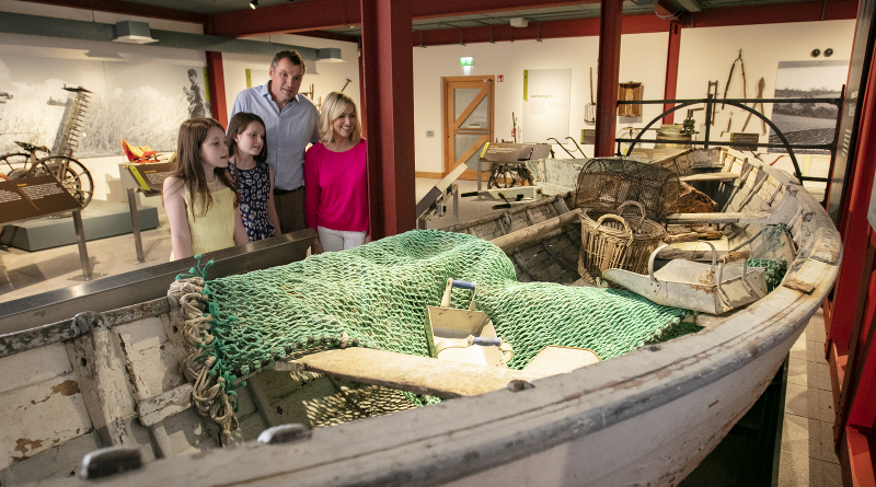 Image of the 'Harvests from Land and Sea' exhibition at Down County Museum (image used courtesy of Down County Museum)