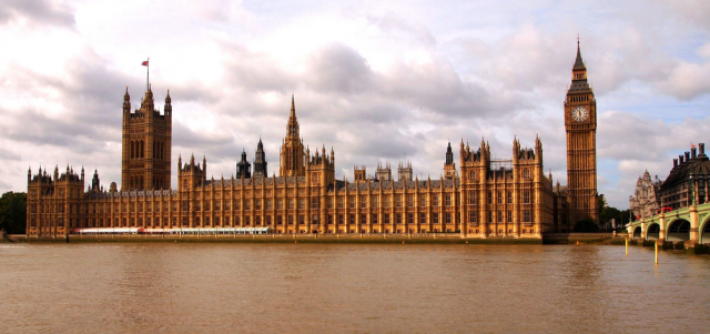 A photograph of the Houses of Parliament