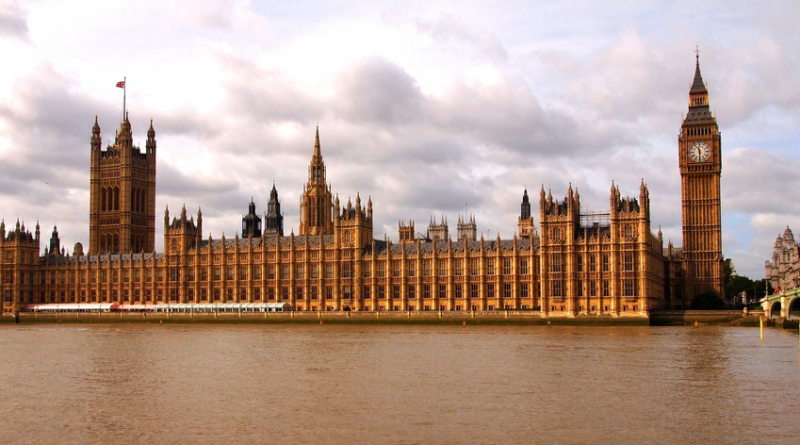 A photograph of the Houses of Parliament