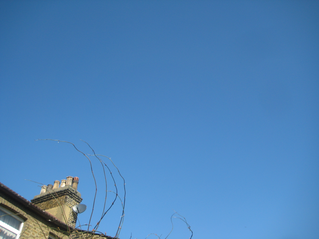 Image showing a completely blud sky with no vapour trails at all