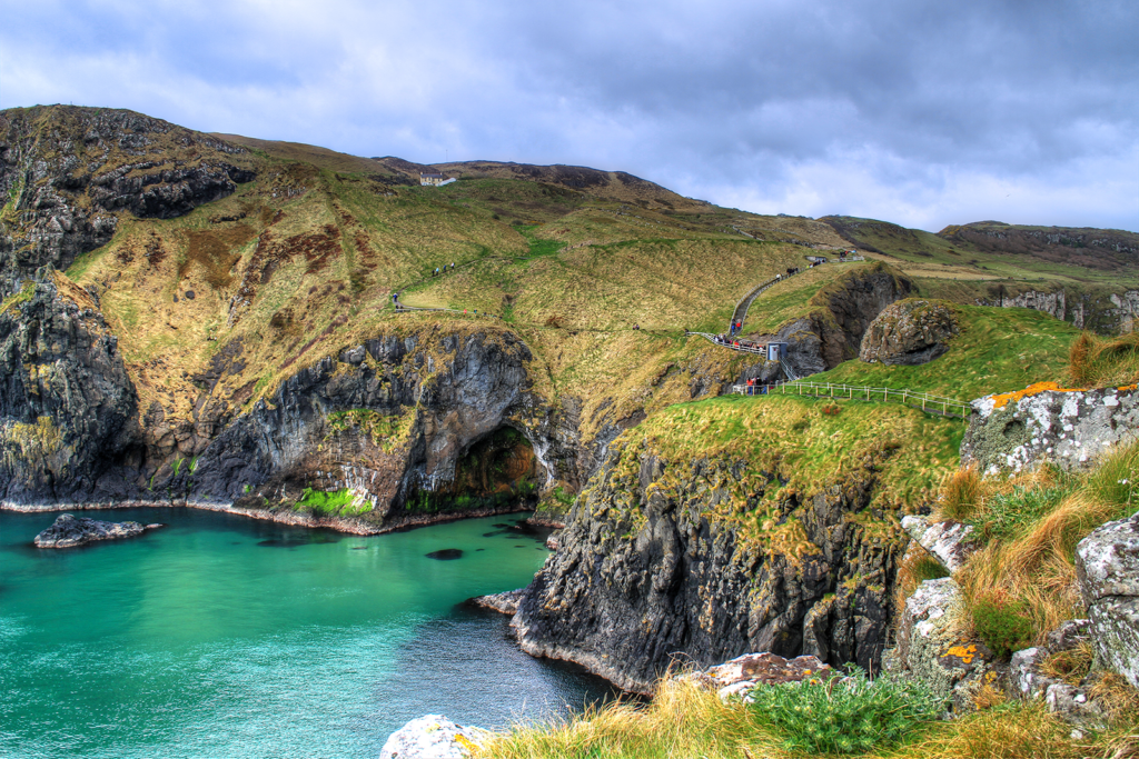 An image showing Carrick-a-Rede rope bridge in County Antrim