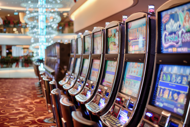 An image showing a set of gambling machines