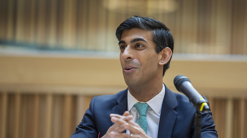 An image showing Rishi Sunak, the UK Chancellor of the Exchequer