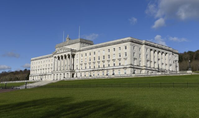 Parliament Buildings in the Stormont Estate, Belfast.