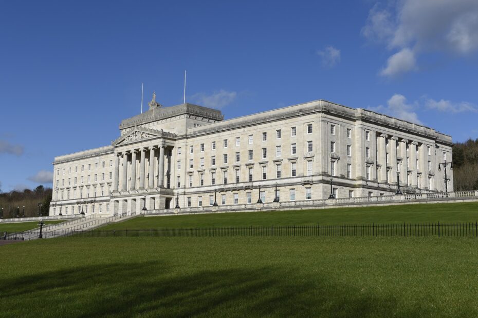 Parliament Buildings in the Stormont Estate, Belfast.